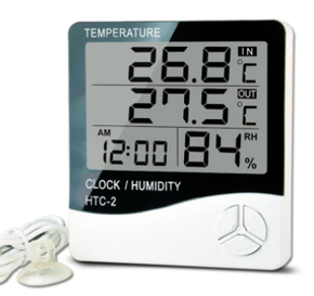 HTC-2 LCD Digital Temperature Humidity Meter Indoor Outdoor Hygrometer Thermometer Weather Station
