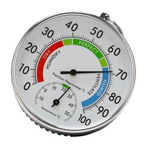 XHHDQES 2X Temperature And Humidity Analog Indicator Indoor Outdoor Thermometer Hygrometer L15