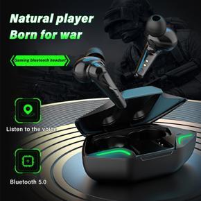 DASI Gaming Headset Low Latency TWS Bluetooth Earphones Earbuds With Mic Bass Audio Sound Positioning PUBG Wireless Headphones