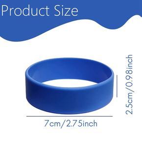 silicone bands for sublimation tumbler-8 * Very Peri simple ​sublimation cup silicone straps-blue