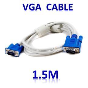 High quality VGA to VGA Cable 1.5 Meter White