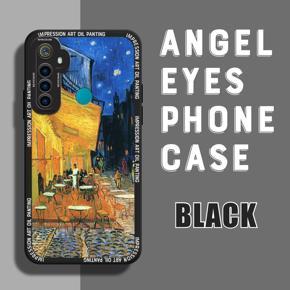 Hontinga for Realme 5 5i 5S 6i Back Cover Oil Painting Fashion Case Camera Protection Soft Silicone TPU Phone Cases