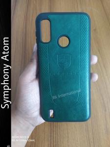 For Symphony Atom Soft Silicon Leather Case back cover