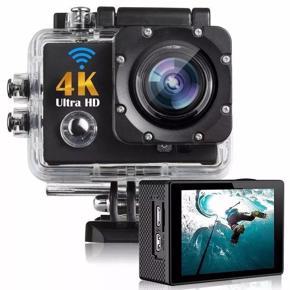 16MP 4K Ultra 30M Waterproof Sports Action Camera Kit with Built In Wifi & Remote Control