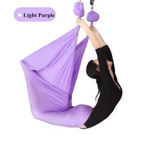 Premium Quality Aerial Silks Equipment - Complete Set: Climbing Grade Hardware - lilac colour