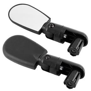 Bar End Bicycle Mirrors for Handlebars 2PCS 360 Rotatable Safe Rearview Mirror for Mountain Road Bike Bicycle Motorcycle