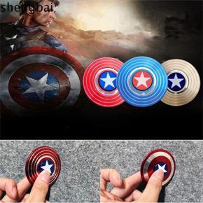 Metal Fidget Spinner Spinner Toy Captain America Shield by Dhaka Shopping zone