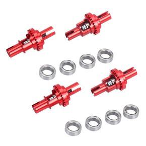 ARELENE for Wltoys K929 K939 K999 1/28 Scale RC Car Spare Parts K989-26 Metal Upgrade Adjustable Ball Differential Box,4Pcs