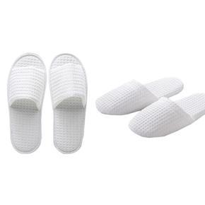 10 Pairs Closed Toe White Slippers-Suitable for Most Men and Women, Suitable for Spas, Party Guests