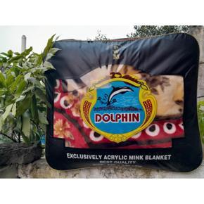 Indian Dolphin Fleece Double Blanket 4.5Kg (King Size)