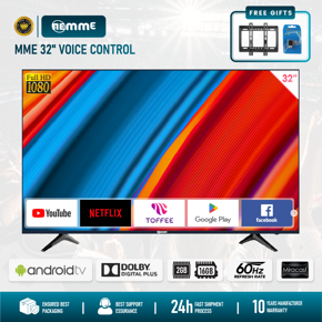 MME 32 TV 2GB Ram Voice Control/ Non-Voice Smart TV 1080p FHD Android TV