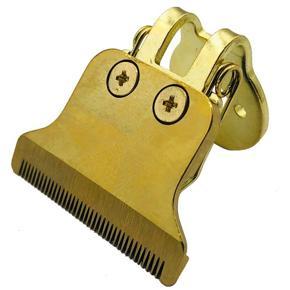 2X T-Shaped Hair Clipper Blade with Stand T9 Blade Trimmer Replacement Head Replacement Clipper Head Gold