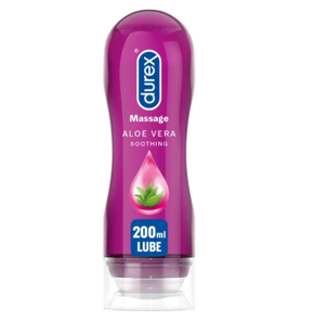 Durex Massage 2 in 1 Gel Aloe Vera (intimate lube & Massage gel with soothing ) - 200ml