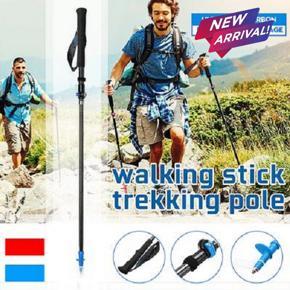 Outdoor AntiShock Trekking Hiking Walking and camping Stick