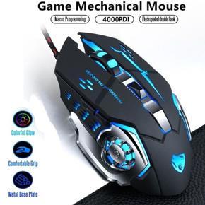 Pro USB Wired Gamer Gaming Optical LED Mice Game Mouse For Computer Laptop PC