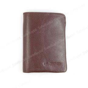 Pure 100% Leather Men Wallet Chocolate Color Money Bag - Lether Wallet for Men