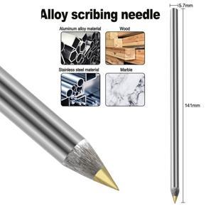 DASI Diamond Metal Engraving Pen Tungsten Carbide Tip Scriber Pen for Glass Ceramic Metal Wood Carving Scribing Hand Tool