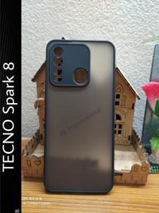 For TECNO Spark 8 Shockproof Matte Finish case back cover