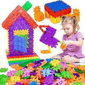 HarnezZ Building Blocks Educational Learning toy Kids Non Toxic Material - Multi-Color