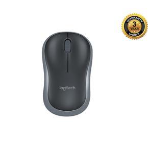 Logitech B175 Wireless Mouse, 2.4 GHz with USB Nano Receiver, Optical Tracking, 12-Months Battery Life, PC / Mac / Laptop - Black