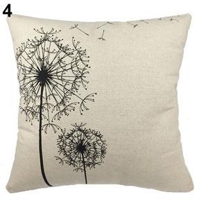 Home Decor Simple Casaul Beige Background Cotton Linen Pillow Cover Case Cushion