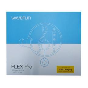 Wavefun Flex Pro Fast Charging Bluetooth Earphone Wireless Headphones IPX5 Waterproof Sports Headset - Black