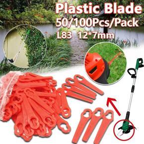 DASI 50/100Pcs Replacement Plastic Blades for Garden Lawn Garden Mower Blades Garden Accessories Tool