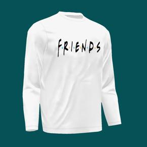 Friends White long Sleeve T-Shirt