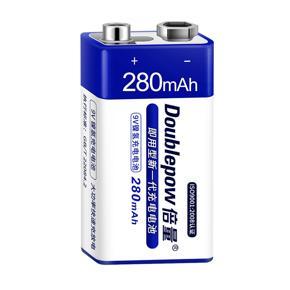 Product Description Product Name Doublepow NiMH 280mAh rechargeable 9v battery Low internal resistance High current discharge Quick Charging-1piece