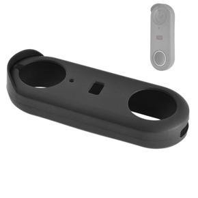 XHHDQES 2X Silicone Case Designed for Google Nest Hello Doorbell Cover (Black) - Full Protection Night Vision Compatible