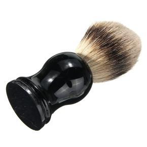 Badger Hair Bristle Shaving Brush Face Barber Tool Black Resin Handle Men's Gift -