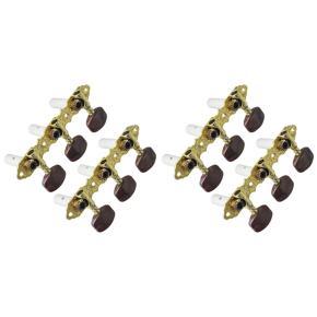 ARELENE 2X Classical Guitar Tuning Pegs Machine Heads Tuner Brown