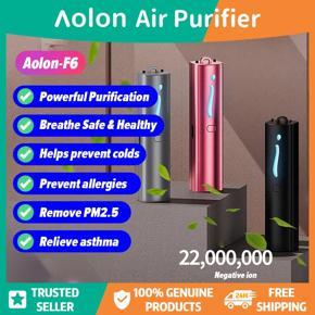 Aolon Air Purifier F6 Mini Personal Portable Air Purifier Cleaner to clean the surrounding odor, dust and viruses Christmas gifts for lovers and friends pk Cherry ion air purifier