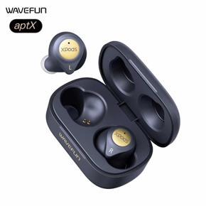 Wavefun XPods 3T Wireless Headphones aptX HIFI Earphone Bluetooth 5.0 Wireless Charging CVC8.0 Earbuds with Dual Microphone