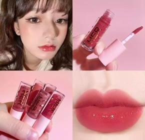 Peach Pink Velvet Matte Lipstick Liquid Lip Gloss
