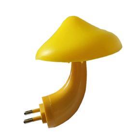 Leno LED Night Light Mushroom Wall Socket Lamp  Warm White Light-control Sensor Bedroom Light Home Decoration