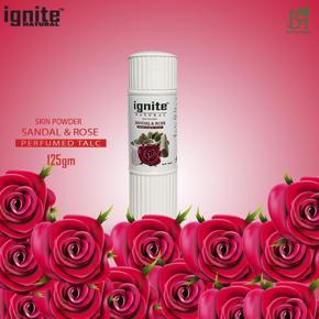 Ignite natural Skin Powder Sandel & Rose Perfumed Talc