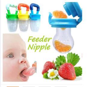 BABY FRUIT PACIFIER Fresh Food Feeder Teething Toy Teether Chosni Teat Pacifier Feeder Bottles for New born