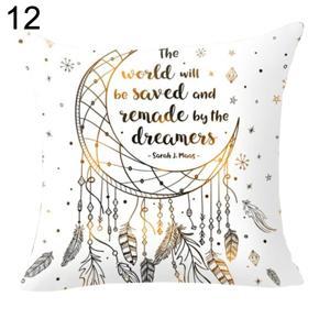 Colorful Dream Catcher Pillow Case Home Cafe Sofa Decoration Cushion Cover