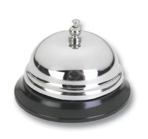 Classic Service Concierge Hotel B & B Desk Call Steel Bell