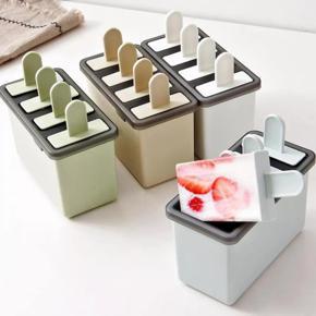 4 Layer Ice Cream Making Tray. Multifunctional Ice Cream Makers Tools Juice Ice Box Kitchen Box For Home.