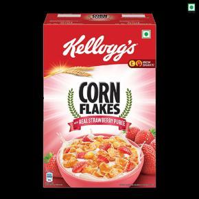 Corn Flakes with Real Strawberry Puree-300gm