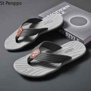 Flip Flops for Men Slippers Summer Outdoor Slippers Beach Male Soft Bottom Non-slip Slippers Shoes Indoor Slippers