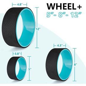 chirp wheel-3 x yoga wheels-Blue