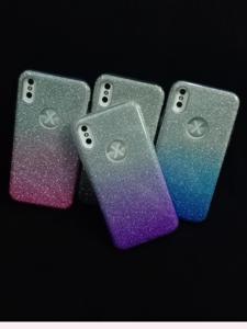 iPhone X / iPhone XS Shimmer Gradient Glitter Cover Soft TPU + Hard PC Colorful Fitted Case Cove