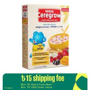 CEREGROW Junior Cereal- Milk, Multigrain & 5 Fruits 300g BiB