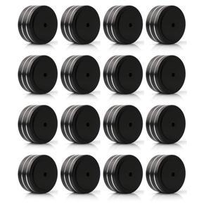 ARELENE 16Pcs 40X20mm Aluminum HiFi AMP Speaker Isolation Stand Turntable DAC Feet Pad