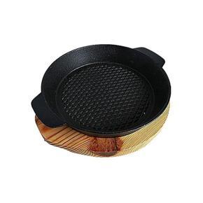 Non Stick Sizzling Pizza Plate - Black Color