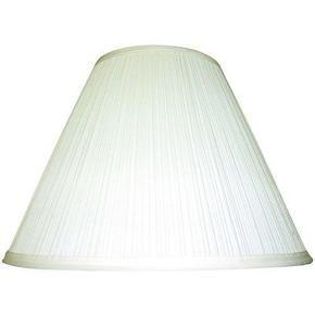 Mainstays Pleat Empire Table Lamp Shade, White