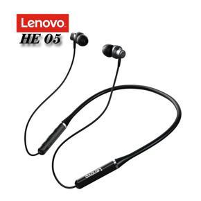 Lenovo HE05 Wireless Headphone BT5.0 Stereo Sound Neckband Headphone 10mm Driver for Android iOS